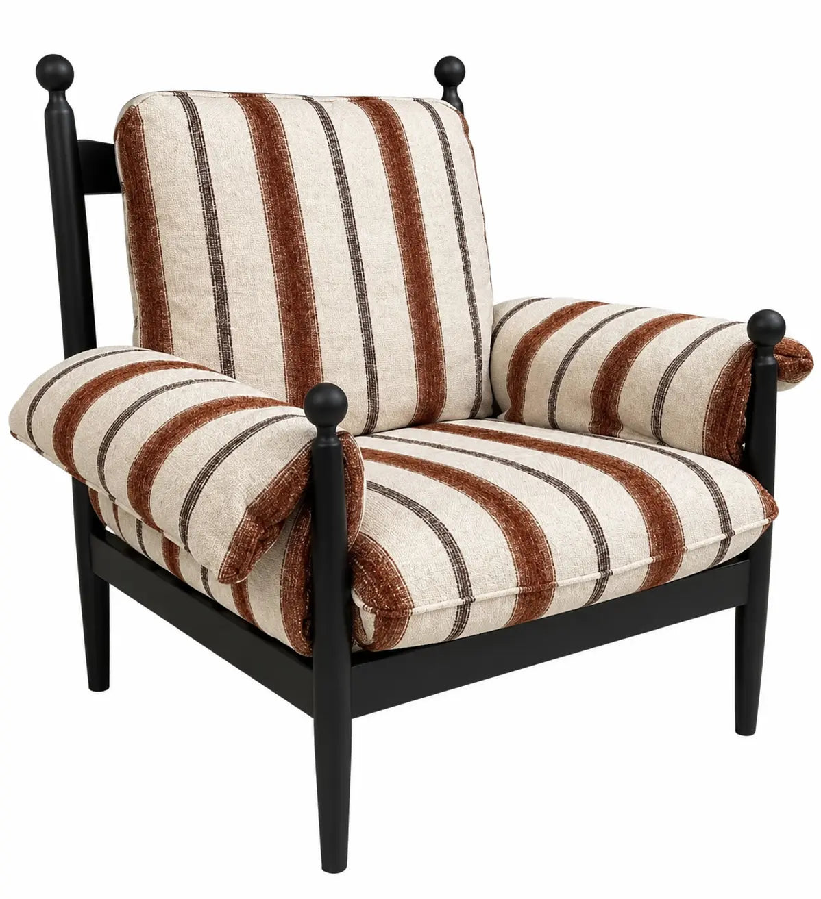 FAUTEUIL RAYÉ | Fauteuil Vintage Boutique Hôtel Muses Galerie