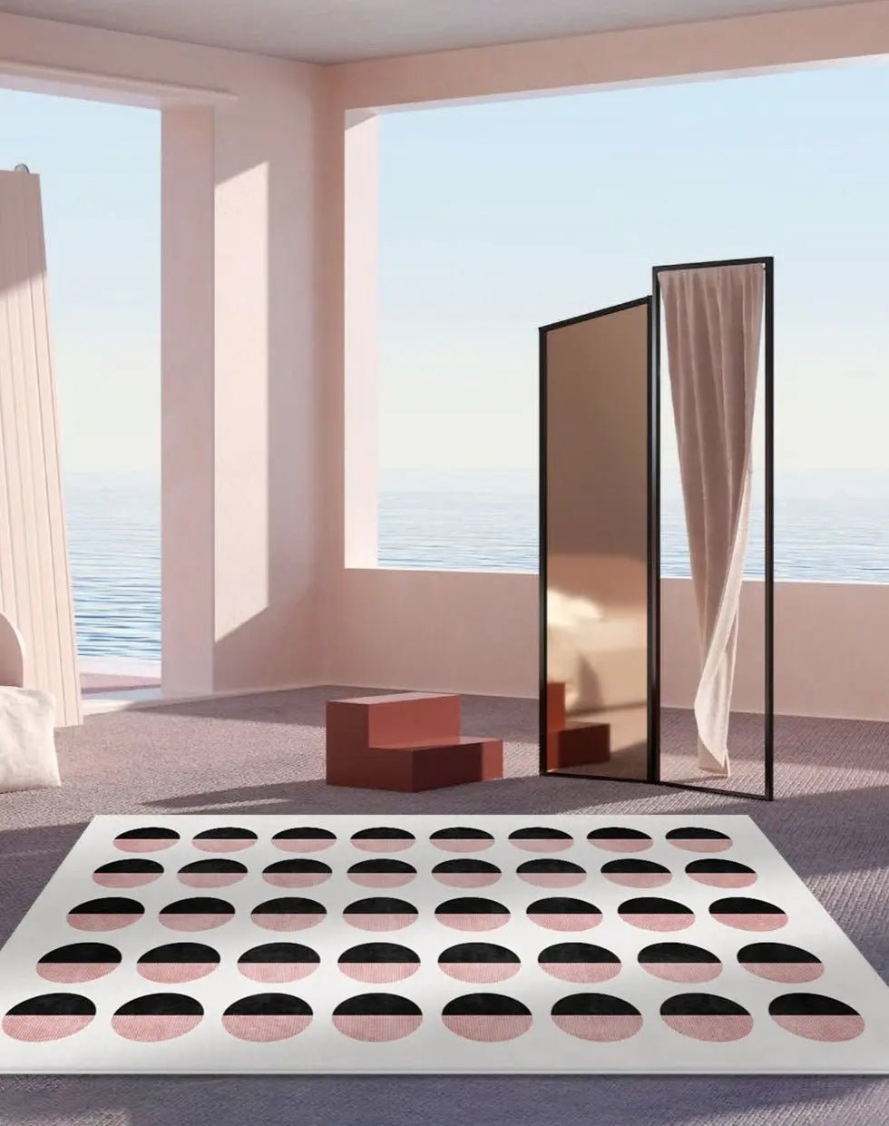 TAPIS DAMIER BICOLOR - Muses GalerieMulticouleurs80x120 cm