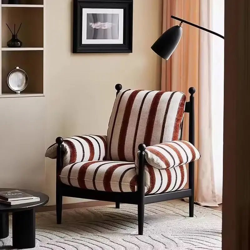 FAUTEUIL RAYÉ | Fauteuil Vintage Boutique Hôtel - Muses Galerie