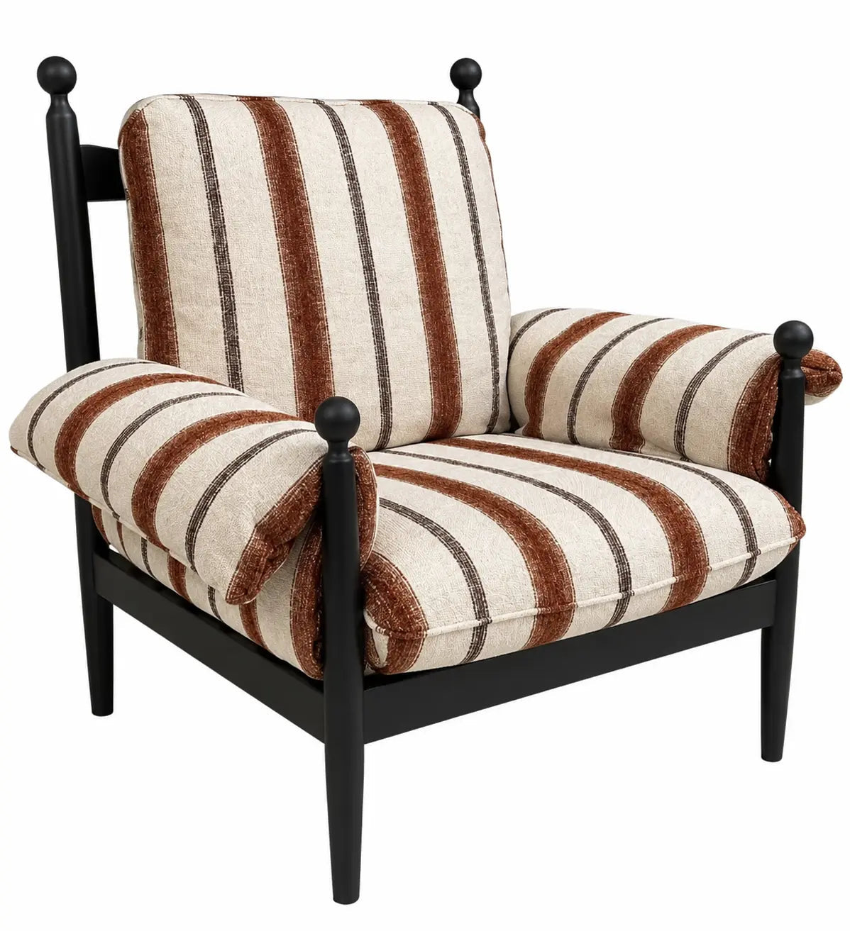 FAUTEUIL RAYÉ | Fauteuil Vintage Boutique Hôtel - Muses Galerie