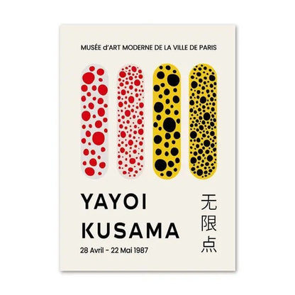 YAYOI KUSAMA ADN - Muses Galerie13x18cm