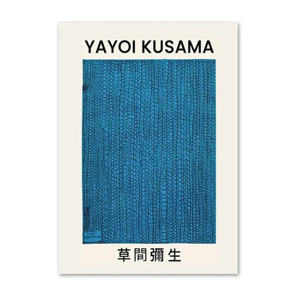 YAYOI KUSAMA BLUE - Muses Galerie13x18cm