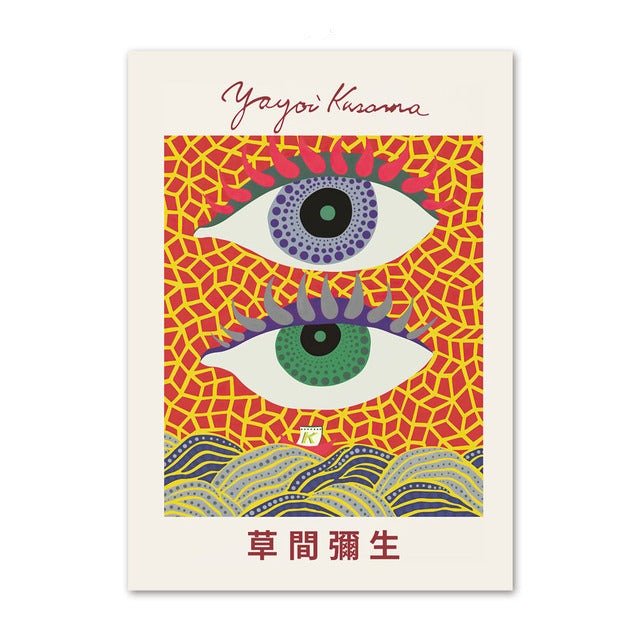 YAYOI KUSAMA EYES - Muses Galerie13x18cm