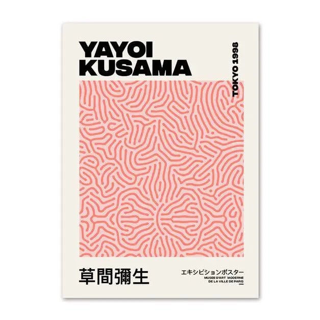 YAYOI KUSAMA PINK - Muses Galerie13x18cm